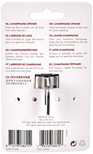 Vacuvin Abridor de Botellas de Cava