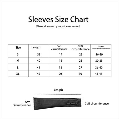 Vagasi Protección UV Unisex Brazo Mangas de Compresión Brazo de Apoyo de la Cubierta del Brazo Transpirable para Ciclismo