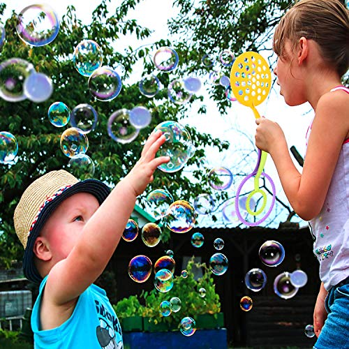 vamei 13 Piezas Pompas de Jabón Para Niños Burbuja Varitas Cumpleaños Bodas Exteriores Juguetes Baño Exteriores Juguetes para Niños