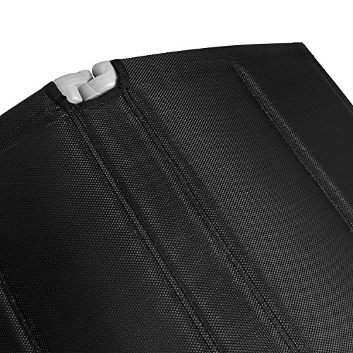 Vanage Silla de Jardín, Camping, Terraza y Balcon, Silla con Reposapiés, Plegable, con o sin Acolchado en Negro o Gris
