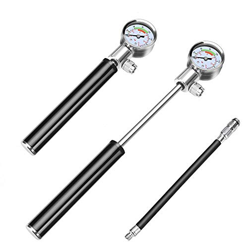 Vangonee Inflador de neumáticos de alta presión, bomba de scooter de aleación portátil Kick Scooter Mini bomba de neumático para Xiaomi Mijia M365 M187 M365 Pro