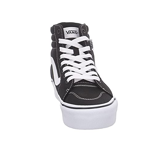 Vans Filmore Hi, Zapatillas Mujer, Canvas Black White, 39 EU
