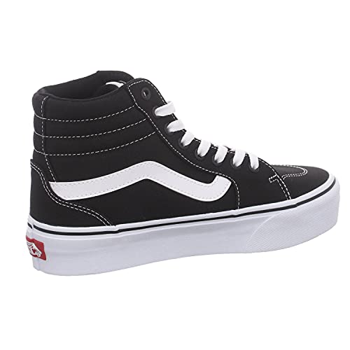 Vans Filmore Hi, Zapatillas Mujer, Canvas Black White, 39 EU