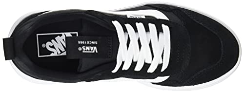Vans Range EXP, Zapatillas Mujer, Lona de Ante Negro Blanco, 38 EU