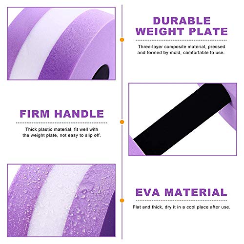 Varadyle 2 Piezas de Mancuernas de Espuma para Ejercicio AeróBico, Mancuernas para Deportes AcuáTicos, Barra de Agua para Resistencia a la NatacióN, Mancuernas para Ejercicios de NatacióN