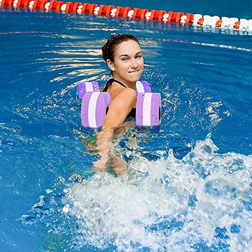 Varadyle 2 Piezas de Mancuernas de Espuma para Ejercicio AeróBico, Mancuernas para Deportes AcuáTicos, Barra de Agua para Resistencia a la NatacióN, Mancuernas para Ejercicios de NatacióN