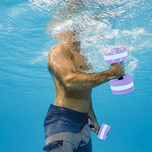 Varadyle 2 Piezas de Mancuernas de Espuma para Ejercicio AeróBico, Mancuernas para Deportes AcuáTicos, Barra de Agua para Resistencia a la NatacióN, Mancuernas para Ejercicios de NatacióN