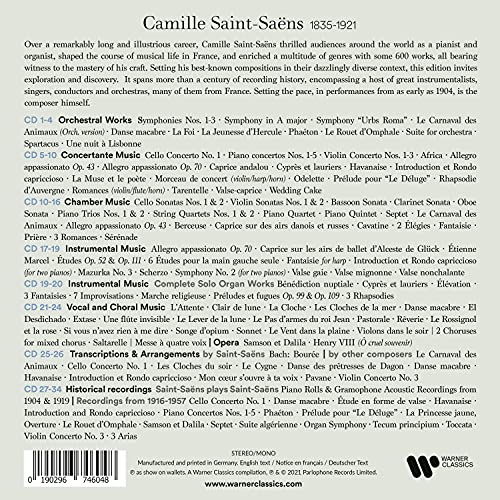 Varios - Camille Saint-Saëns Edition (34 CD)