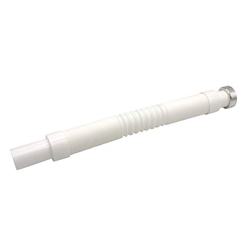 VARIOSAN Manguera de drenaje flexible 13972, 1 1/4" x 32 mm, sifón/trampa de olor para lavabo, extensible de 320-880 mm