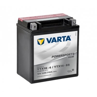 Varta Funstart 514902022 A514 12 V AGM Battery 14Ah) YTX 16-4 YTX16-BS