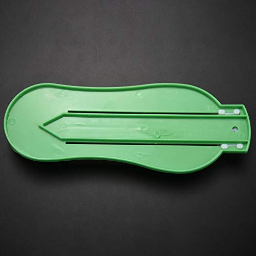 Vasko Nino Medidor de Medida de Calzado para Ninos Medidor de Tamano Regla Herramienta Toddler Infantil Zapatos Nino Accesorios de Calzado medida del pie verde