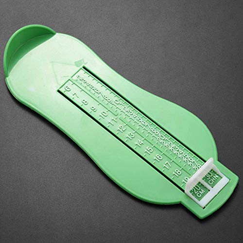 Vasko Nino Medidor de Medida de Calzado para Ninos Medidor de Tamano Regla Herramienta Toddler Infantil Zapatos Nino Accesorios de Calzado medida del pie verde
