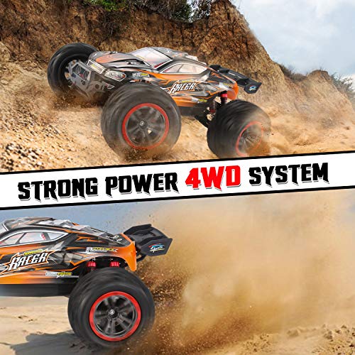VATOS RC Coche Vehículo Todoterreno de Alta Velocidad 1:12 Escala 46 km/h 4WD 2.4 GHz Coche de Carreras Eléctrico Control Remoto Buggy Vehículo Camión Buggy de Juguete para Adultos y Niños