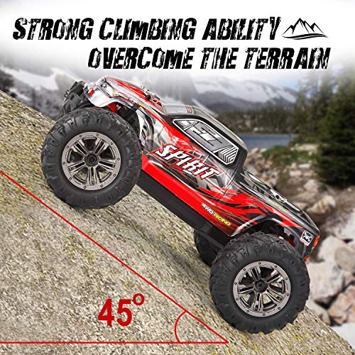 VATOS RC Coche Vehículo Todoterreno de Alta Velocidad 1:16 Escala 36 km/h 4WD 2.4 GHz Coche de Carreras Eléctrico Control Remoto Buggy Vehículo Camión Buggy de Juguete para Adultos y Niños -9135