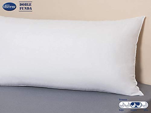 Velfont Almohada Doble Funda CADI Microfibra Transpirable Todas Las Medidas (70cm)