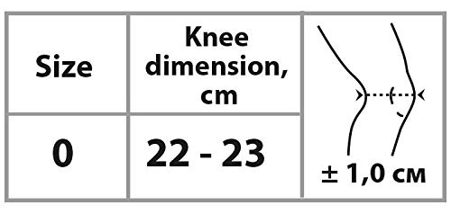 Vendaje ajustable de neopreno para rodilla (tamaño infantil) Small