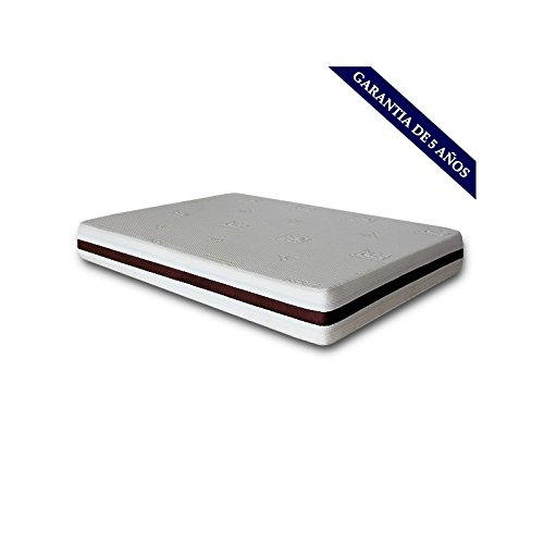 Ventadecolchones - Colchón con Funda Impermeable para Cama Geriatrica de Hospital Viscoelástico Visco 5 80 x 180 cm