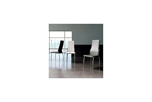 Ventamueblesonline Silla Tapizada Boston Negra