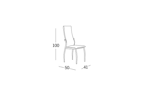 Ventamueblesonline Silla Tapizada Boston Pack 4 Unidades Negras