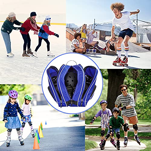 VENTCY Bolsa para Patines, Bolsa Patines Adulto, Bolsa Patines Ruedas, Bolsa Patines Línea para Niña, Bolsa Patines 4 Ruedas hasta El Tamaño 45 (EU) Azul