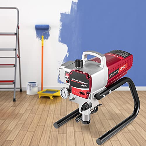 VEVOR Pulverizador de Pintura sin Aire 1800 W Máquina de Pulverización Pistola Pulverizadora sin Aire 220 V (1800W)