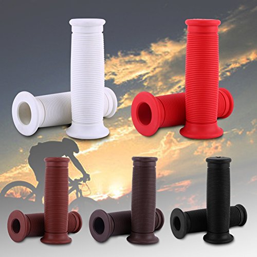 VGEBY 1 Par 7/8" Empuñadura de Goma de La Motocicleta Puños del Manillar para Motocicleta ( Color : Negro )