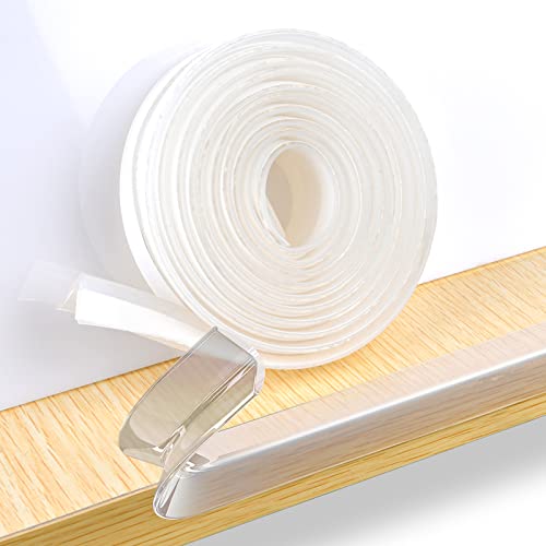 Vicloon Protectores para Bordes,Tira de Protección de Silicona,Protectores de Esquinas Suaves para Niños, Cinta Adhesiva a Prueba de Bebés De 1M,3 Pies para Muebles contra Esquinas Afiladas