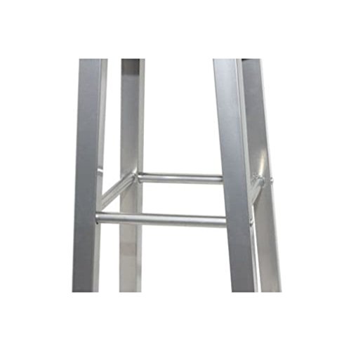 vidaXL 2X Taburetes de Barra de Cocina Acero y MDF Marrón Sillas Altas de Bar
