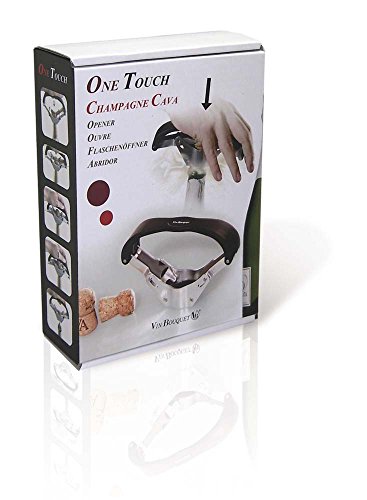 Vin Bouquet FID 022 - Abridor de Cava Patentado "One Touch", Sacacorchos Cava, Descorchador Cava