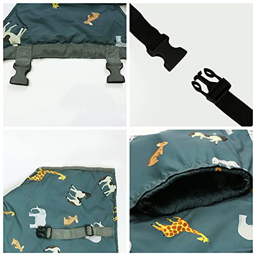 Vine Silla alta de viaje portátil de fácil asiento | ajustable, segura, lavable, funda de asiento para silla alta para niño pequeño | Conveniente silla alta de viaje de tela cabe en tu bolso