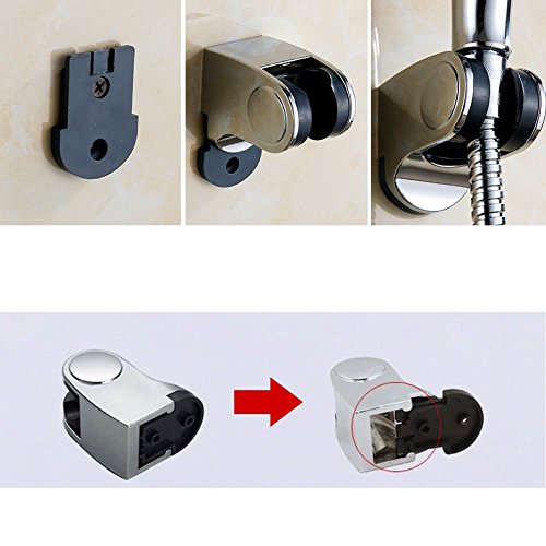 Vinteky Set de Ducha Elegante, Grifo de Bañera, Grifo para Ducha con Alcachofa de Mano (3 Modos), Mezclador Monomando Cromado Baño y Ducha