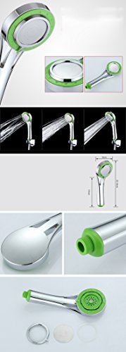 Vinteky Set de Ducha Elegante, Grifo de Bañera, Grifo para Ducha con Alcachofa de Mano (3 Modos), Mezclador Monomando Cromado Baño y Ducha
