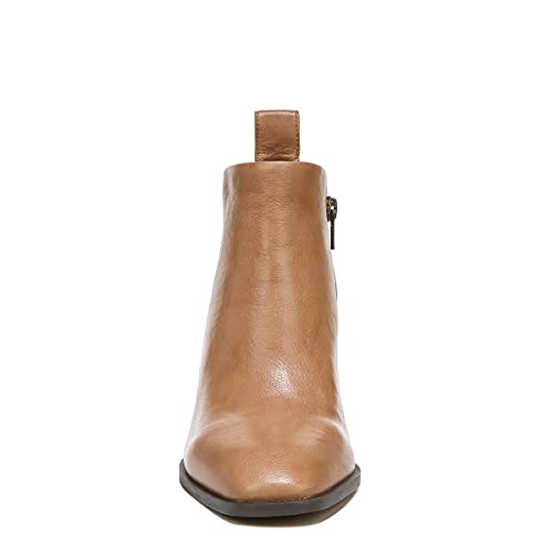Vionic Vienna Lyssa - Botines cortos de piel para mujer, de moda, de apoyo para mujer que incluyen comodidad en tres zonas con soporte de arco de plantilla ortopédica, Toffee Envejecido, 40.5 EU