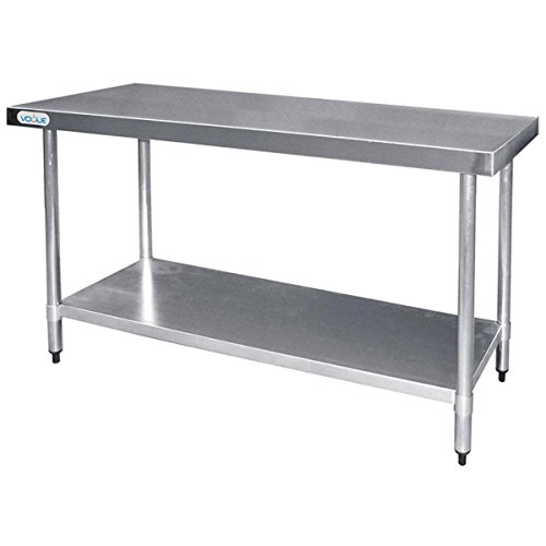 Vogue t376 mesa de acero inoxidable