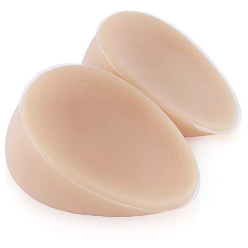 Vollence Silicona Formas de mama de Pecho Forma de senos de silicona falsos Senos falsos artificiales Pechos Falsos para la Mastectomía Prótesis Transgéneros Travestis Drag Queens Cosplay CD