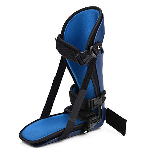 Voluxe Férula Nocturna, Soporte práctico para pies Azul + Negro, Tobillo Torcido en valgo del pie varo para pies caídos(S)