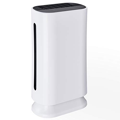 VONLUCE Purificador de Aire con Filtro HEPA para Hogar y Oficina Purificador de Aire Silencioso de Carbón Activado y Luz UV Limpiador de Aire para Eliminar Bacterias, Polvo y Humo (CADR 180M3)