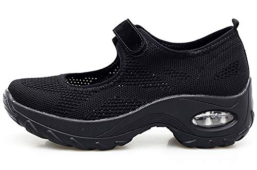 Vorgelen Sandalias Deportivas de Mujer Malla Ligero Plataforma Zapatillas