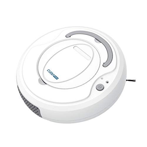 Vosarea robot aspirador usb barredora de carga inteligente inteligente barredora para suelos duros alfombras pelo de mascotas (blanco)