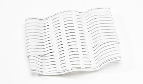 Vulkan 7093 Faja Lumbar Elástica, Hombre, Blanco, L