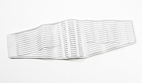 Vulkan 7093 Faja Lumbar Elástica, Hombre, Blanco, L