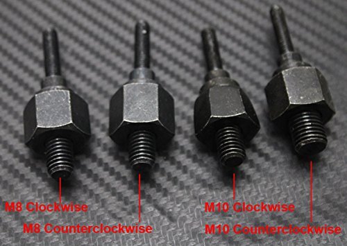 WASTUO Indicador de la motocicleta universal de 10 mm 8 mm espejos retrovisores laterales integrados LED señales de vuelta de Ajuste para motos de calle crucero Scooters