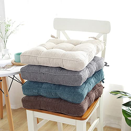WATBST Cojín para Asiento De Coche, Cojín para Silla, 45 X 45 cm, Ergonómico, Ortopédico, para Mesa De Comedor, Silla De Oficina, Silla De Ruedas, Silla De Jardín, Cojín De Asiento