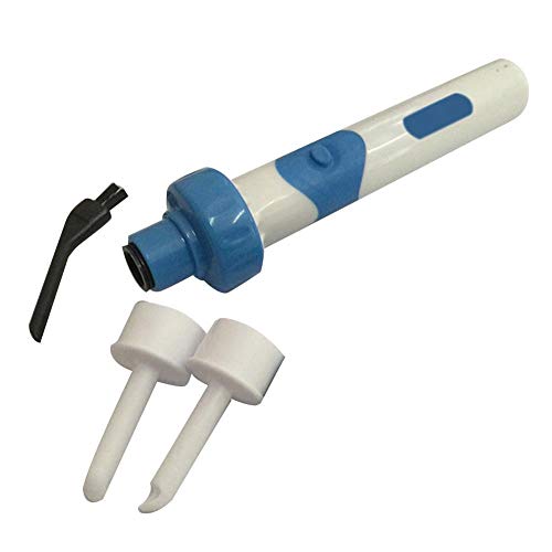 Wateralone Limpiador de oído eléctrico Kit de extracción de Cera automática Aspirador de oído para Adultos/niños Kit de Limpieza y Lavado Sustainable