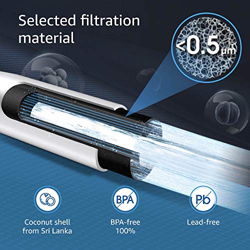Waterdrop 7440002 Filtro para Nevera, Compatible con Liebherr 7440000, 7440002, 7731240-00, 53-WF-26LR, 440002, Todos los Modelos CNes, Incluidos CNes 5166, 6256, SBSes 7155,7263, 7273 (2)