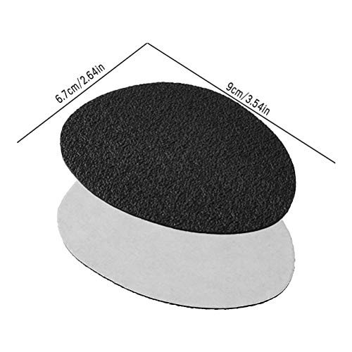 WBTY Adhesivo antideslizante para zapatos, 10 unidades, de goma antideslizante, para zapatos de tacón alto, autoadhesivo, protector de suela para zapatos de mujer