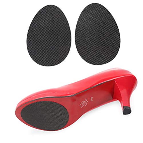 WBTY Adhesivo antideslizante para zapatos, 10 unidades, de goma antideslizante, para zapatos de tacón alto, autoadhesivo, protector de suela para zapatos de mujer