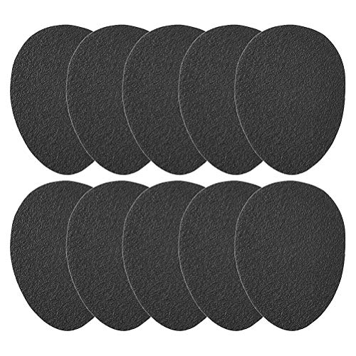 WBTY Adhesivo antideslizante para zapatos, 10 unidades, de goma antideslizante, para zapatos de tacón alto, autoadhesivo, protector de suela para zapatos de mujer