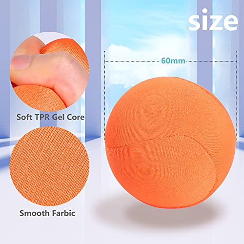 WD&CD 3 Piezas Anti estrés Bolas, Pelota de Agarre, Pelota Antiestres, Pelota Rehabilitacion Mano, Ideal para Rehabilitación Física y Fortalecedor de Agarre, 3 Colores, 3 Durezas
