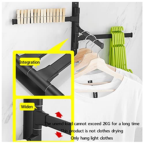 WDDLD Toalleros, Toallero BañO, Toallero Pared, Accesorios De BañO, Toallero Giratorio, Soporte para BañEra, Toallero De Pared, Toallero Basculante con 4 Varillas Giratorias, Cocina, BañO, Aseo